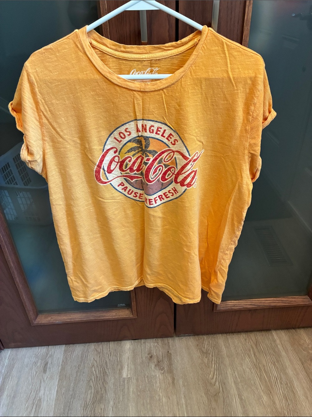 Lucky Brand Orange Coca-Cola Tee